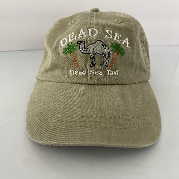 Sun Cap Green Dead Sea‎ Taxi Camel Hat Casual Adjustable Olive Baseball Novelty - Picture 6 of 7